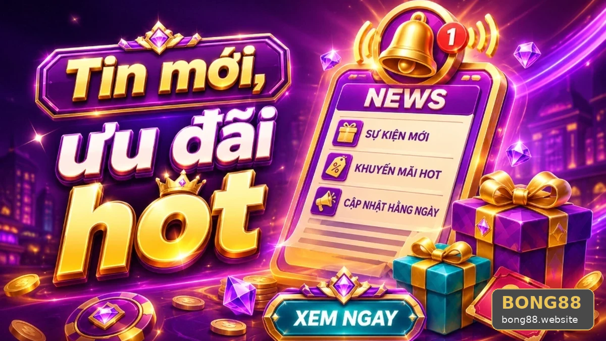Chụp lại màn hình ưu đãi BONG88 giúp bạn nắm rõ điều kiện nhận thưởng